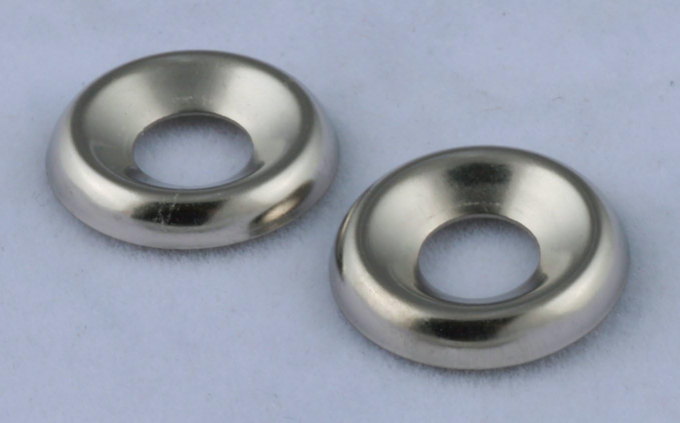 50PCS M3 Cone Washer Aluminum Alloy Cone Cup Head Screw Gasket Conical...