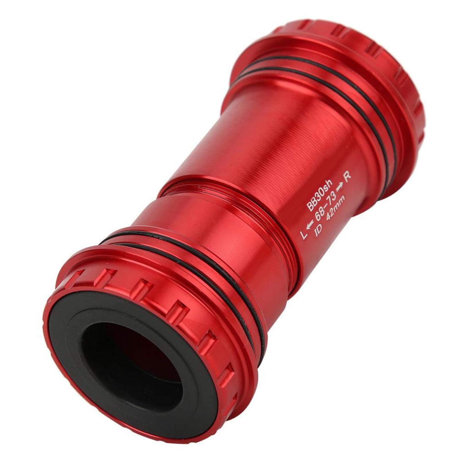 Bike Bottom Bracket BB30 Thread Type Bottom Bracket for Mountain Bike Chain Wheel (red)