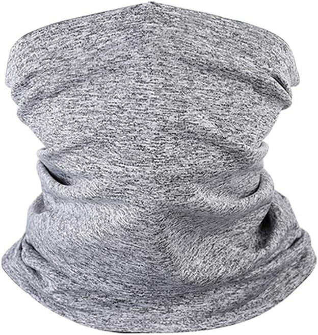 2 Neck Gaiter Bandanas with 10 Safety Filters for Men & Women
