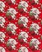 American Greetings Christmas Wrapping Paper, Red 'Merry Christmas' & Santa, 2-Roll Pack