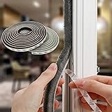 Tooperze Weather Stripping for Door,Self Adhesive Brush Window Seal Strip for House Windows Weatherproof Soundproof Dustproof