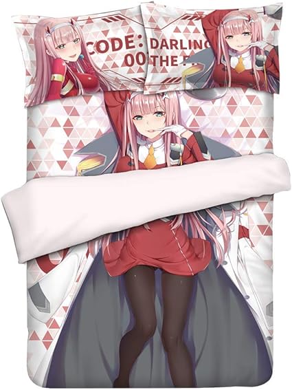 Amazon Mxdza アニメ Darling In The Franxx Zero 2 Otaku 寝具リネン寝具セット ベッドシーツまたは掛け布団カバー 枕カバー2枚付き 寝具カバーセット オンライン通販