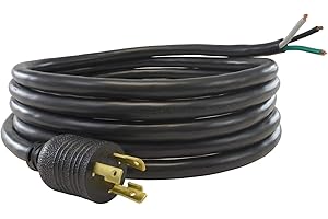 Conntek 29139-180 15-Feet Locking Power Cord for Model L6-30P to Model SJTW 10/3, 30-Amp, 250-Volt
