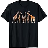 Cute Giraffe Design for Men Women Safari Zoo Giraffe Lovers T-Shirt