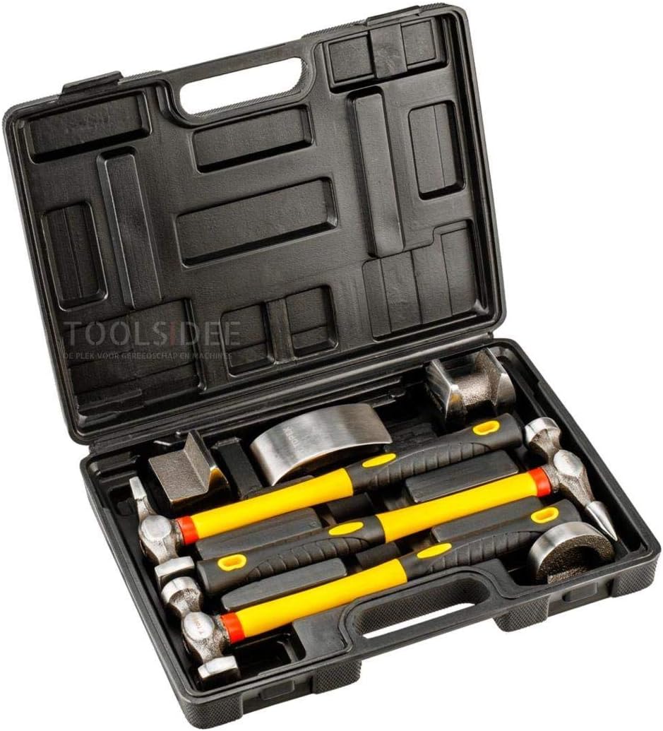 Hammer Set 7 Piece Car Auto Body Fender Panel Beating Repair Tool Kit