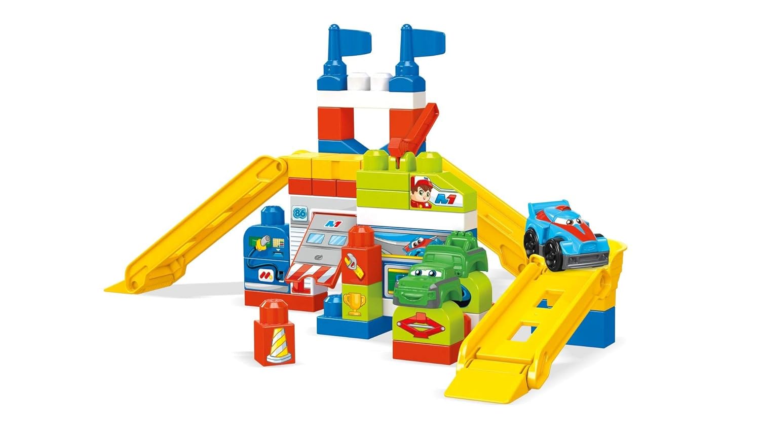 Which Is The Best Mega Bloks  First Builders Fast Tracks Racing Rig Building Set