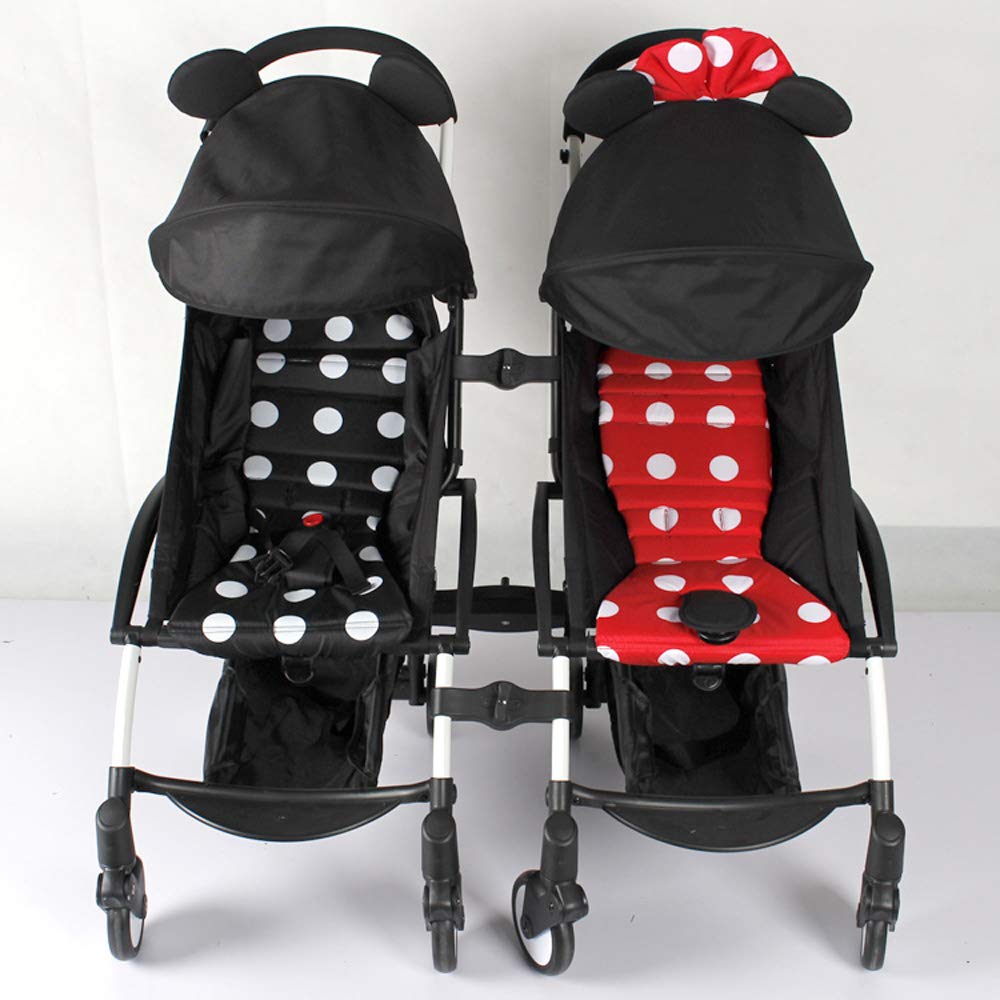 Stroller Connectors Compatible for Babyzen YOYO YOYO+ Strollers, Turns Two Single Strollers into a Double Stroller