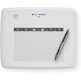 Elmo 1307 Model CRA-1 Wireless Pen Tablet, Wireless Interactive Capability, Compatible with Elmo Document Cameras, 16 Hours of Continuous Operation Time, Range up to 49.2 Feet, Auto Power Off