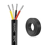 FIRMERST 16 Gauge 100 Feet 4 Conductor Tinned