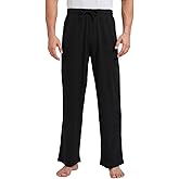 TTZ 34/36 Inseam Mens Tall Pajama Pants Waffle Pj Lounge Sleep Pants for Tall Men