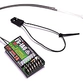 MLRPGO Flysky FS-IA6 6CH 2.4GHz AFHDS2A Double Antenna RC Receiver | PPM Output with iBus Port For Airplane / Glider / Helicopter