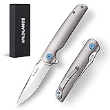 WILDLANCE 3.2" D2 Steel Blade Titanium Handle Small