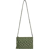 Youjaree Women Crochet Shoulder Bag Handmade Woven Beach Crossbody Handbag Satchel Purse with Tassel for Summer | Crochet, Handmade, Woven, Beach, Purse, with Tassel