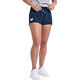 ARENA Women's Team Solid 100% Polyester Athletic Shorts with Side Pockets and Drawstring