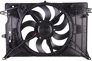 TORCIA Replacement Cooling Fan Extra Silent for 2015-2018 Jeep Renegade 1.4L Type 1/ Type 2, 2016-2018 Fiat 500X 1.4L | 68248150AA | CH3115181 | 621-569