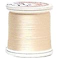 YLI 100 wt. Silk Thread - 100% Japanese Silk Ultra-fine & Smooth 200 yd Spool - Designed for Quilting and Sewing (Natural White)