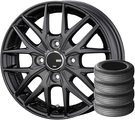 Amazon サマータイヤ ホイール 4本セット 12インチ Bridgestone ブリヂストン K370 145 80r12 80 70n Veves Veves Fs01 12 4 0 J 4 100 Inset45 Gm 新品4本セット タイヤ ホイールセット 車 バイク