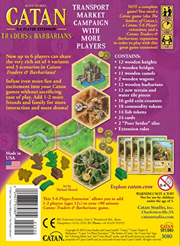 Catan: Traders & Barbarians 5-6 Player Extension 5th Edition