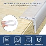 Vicloon 100% Silicone Edge Protector Strip 2M Clear Corner Guards view 2