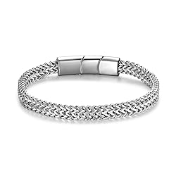 LUCKY2+7 Bracelets for Men-Stainless Steel Magnetic