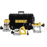DeWalt DW618B3 - Base de inmersión y base fija de 12 amperios 2.25 caballos de fuerza