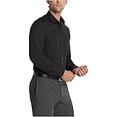 Calvin Klein Men's Slim Fit Non-Iron Herringbone Dress Shirt