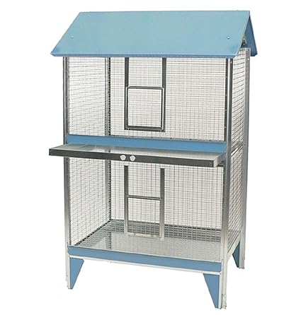 Sandano Cage Pour Oiseaux à Deux Niveaux Rectangulaire