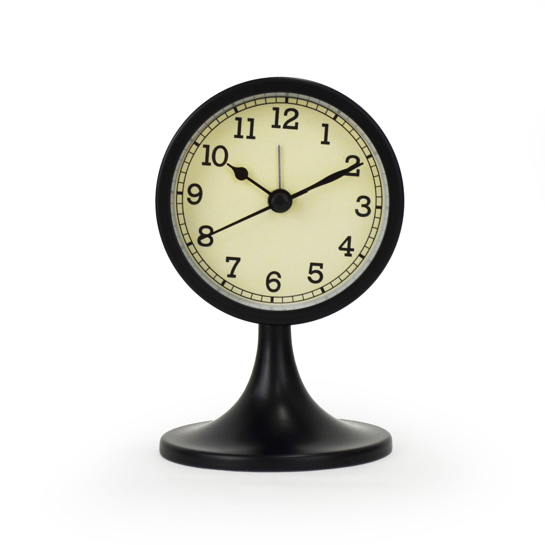 BCIL (b.c.l) Compact Alarm Clock Black Table Clock Retro