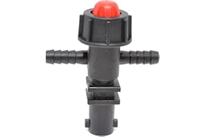 Valley Industries G-8235027-CSK Broadcast Sprayer 1/2" Tee Nozzle Body Kit-w/Check Valve, Black