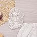 Newborn Baby Girl Off Shoulder Clothes Flower Lace Romper White Ruffles Sleeve Bodysuit Outfits 6-12 Months