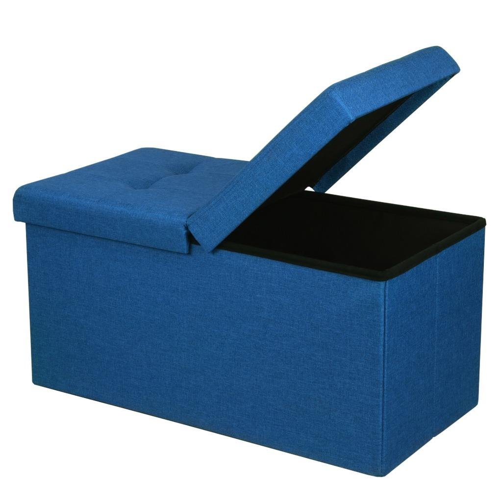 Best royal blue tufted ottoman