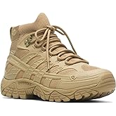 MERRELL Men's Moab Velocity Tactical Mid Round Toe Waterproof Breathable Oil-and Slip-Resistant Boots with Eva Midsole