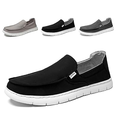 mens wide width casual slip on shoes