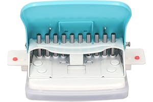 LICAEVEY Binding Machine, Metal 10 Hole Punch Spiral Binding Machine, Easy to Use, for Making 26 Holes on B5 Paper, 30 Holes on A4, 20 Holes on A5 Book, Paper for Books, Notebooks,