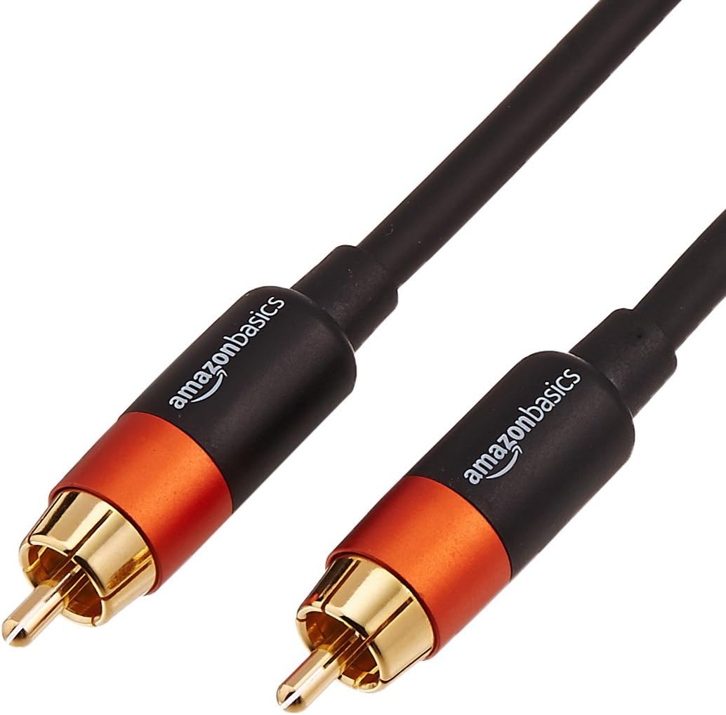 Basics Digital Audio RCA Compatible Coaxial Cable - 8 Feet: Electronics