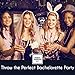 Bachelorette Straws Fun Party Favors Decoration, Funny Willy for Birthday Party, 7 Inch Long Girls Drinking Favors, Best party supplies - 50 pack + confetti Party Shoppe