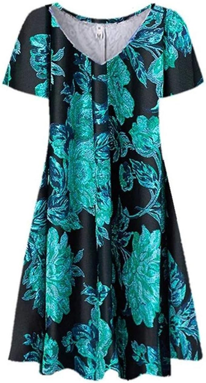 plus size knee length summer dresses