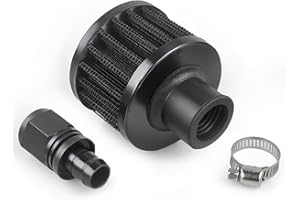 CNRAQR 15mm Fuel Cell Breather/Vent Air Filter 10AN Female Fitting Kit