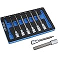 1/2" Drive Allen Hex Key Sockets Extra Long 140mm 5mm - 17mm 8pc Set