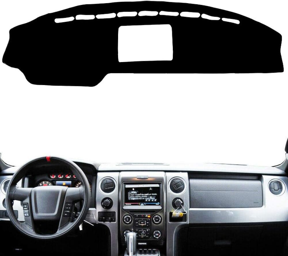 JNXZHQCHD Car Dashboard Cover Mat Sun Blind Carpet Accessories .For Ford F 150 F150 Lobo Raptor 2009 2011 2012 2013 2014
