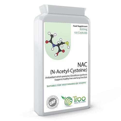 BULK POWDERS N Acetyl L Cysteine (NAC) Powder Pure Antioxidant, 500 g