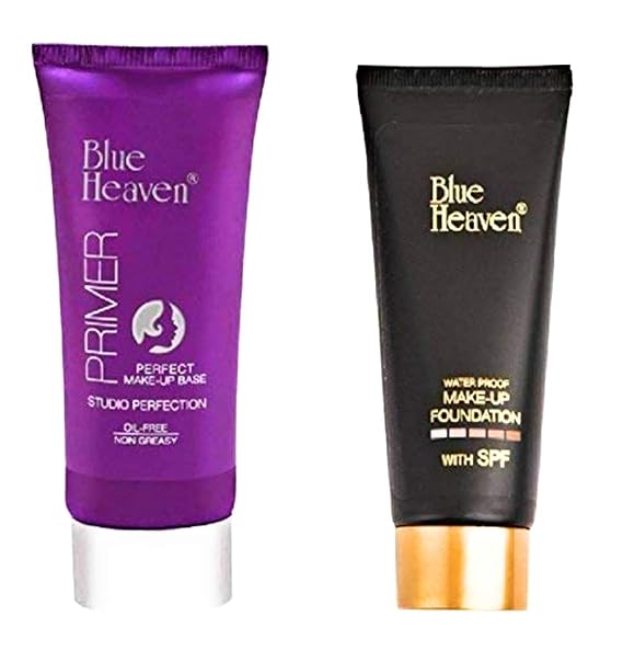 Buy BLUE HEAVEN PRIMER, FOUNDATION TUBE, COMBO BY BEAUTYANDCARE Online