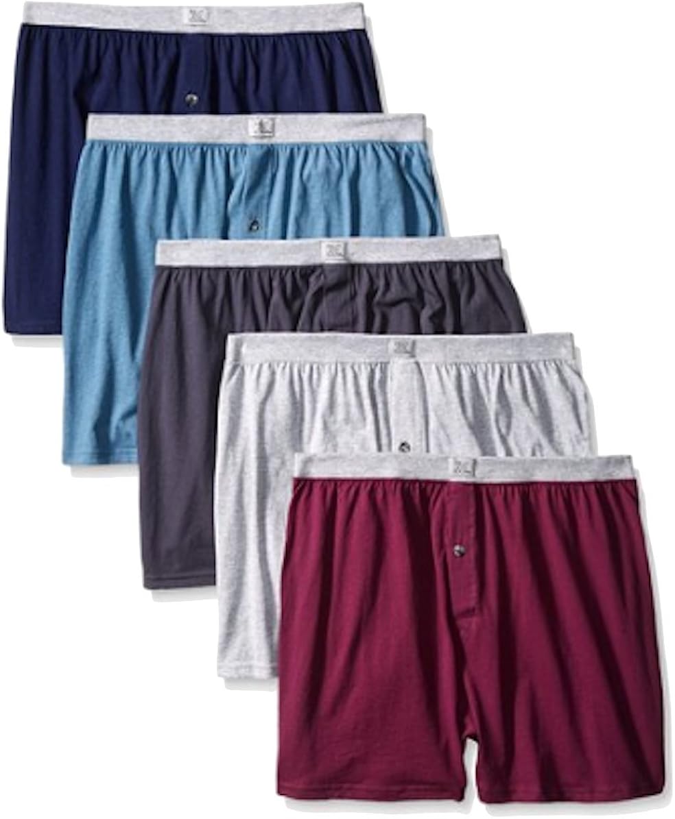 Fruit of the Loom Mens 5Pack Knit Boxer 