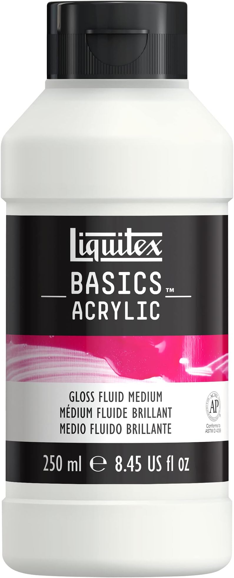 Liquitex Basics Acrylic Additive Gloss Fluid Medium 250 ml Tube