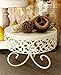 Deco 79 Metal Cake Stand, 12 by 10 by 7-Inch, Set of 3