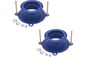 ONE-N-DONE One N Done Toilet Flange Repair Kit - Complete Toilet Seal Repair For Wax Seal, Rubber Gasket Ring,Tool-Free Nuts Includes 3 1/2-Inch Locking Zinc Bolts, Easy Toilet Bowl Repair (Pack of 2)