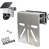 WiTi Stainless Steel Bracket for Eufy Security SoloCam S340 Solar Mount, Rustproof Screws, No Drilling Installation, Compatib
