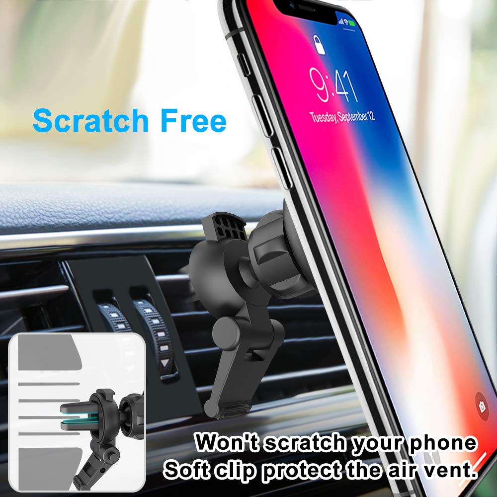 Car Phone Mount, Jabuer Universal Air Vent Magnetic Car Mount Phone Holder for iPhone Xs Max XR XS X 8 7 Plus 6S 6 SE, Galaxy S9 S8 S7 Edge, Note 9 8 5, LG G6 and Mini Tablet
