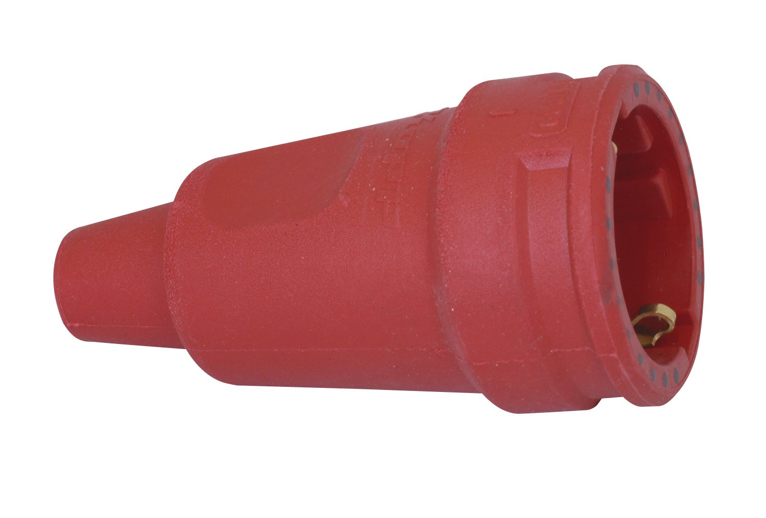 Kopp 180912005 Protective Contact Rubber Coupling with Kink Protection Sleeve Red