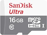 SanDisk 16 GB Ultra Android MicroSDHC Memory Card White view 3